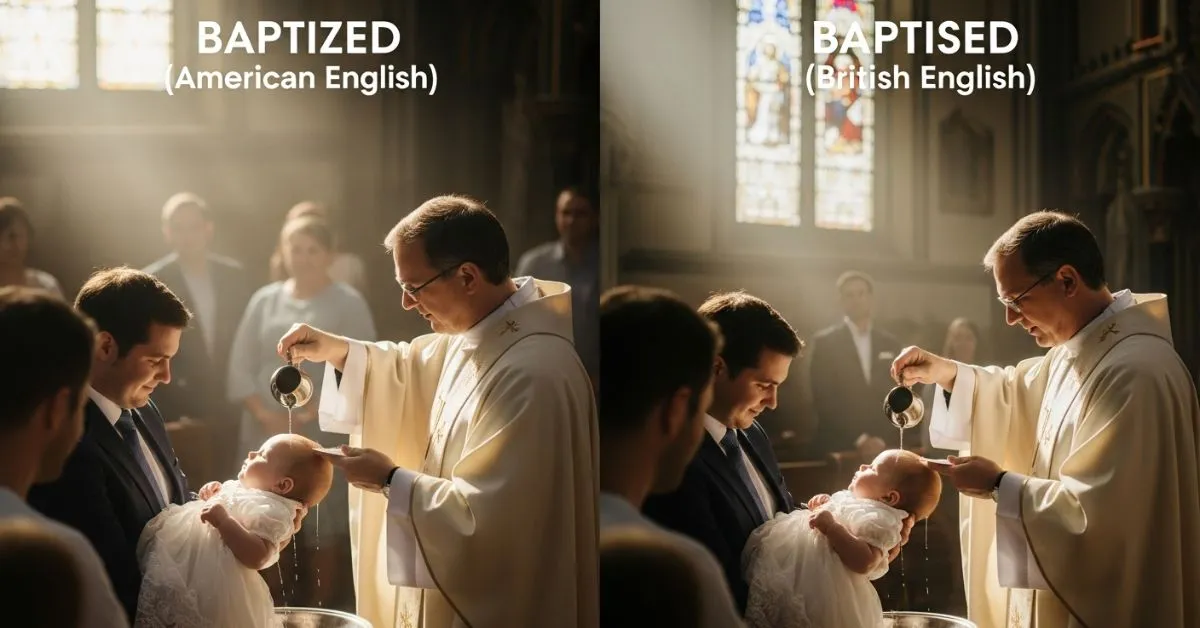 Baptized or Baptised