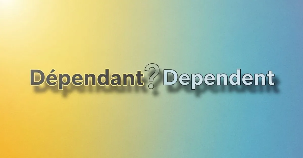 Dependant or Dependent