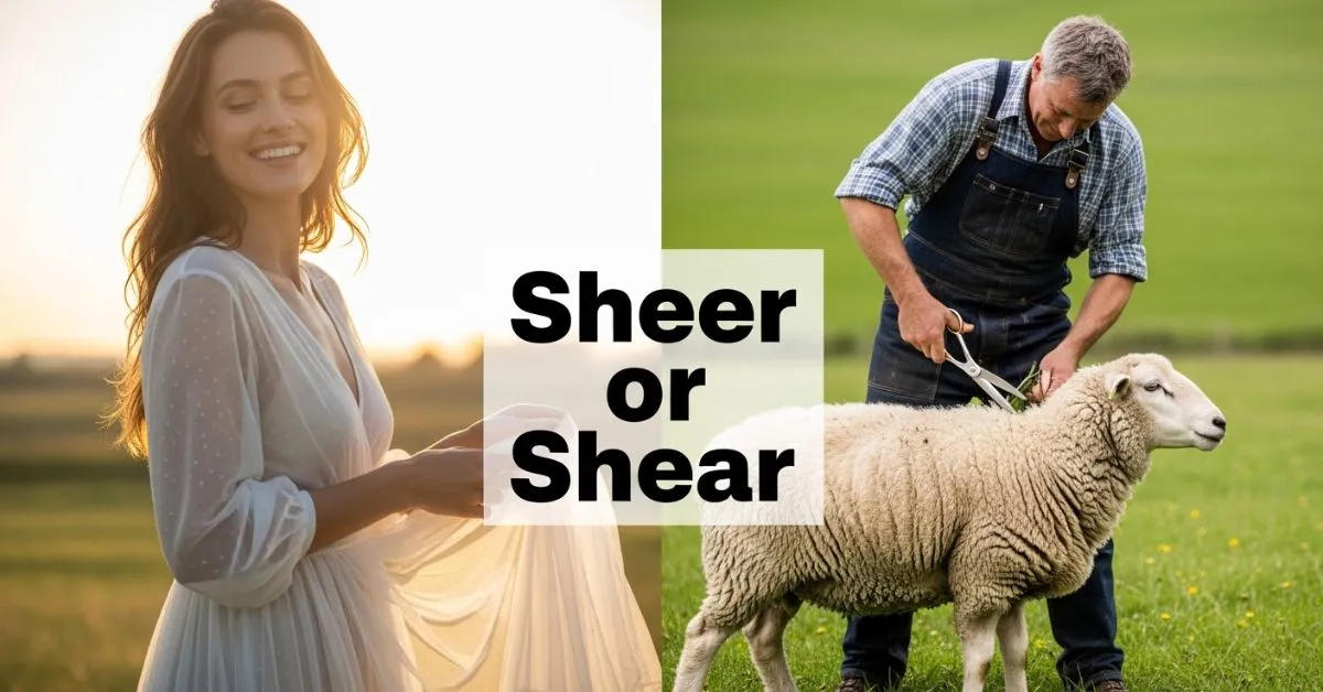 Sheer or Shear