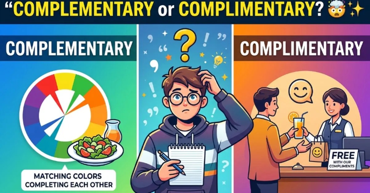 Complementary or Complimentary