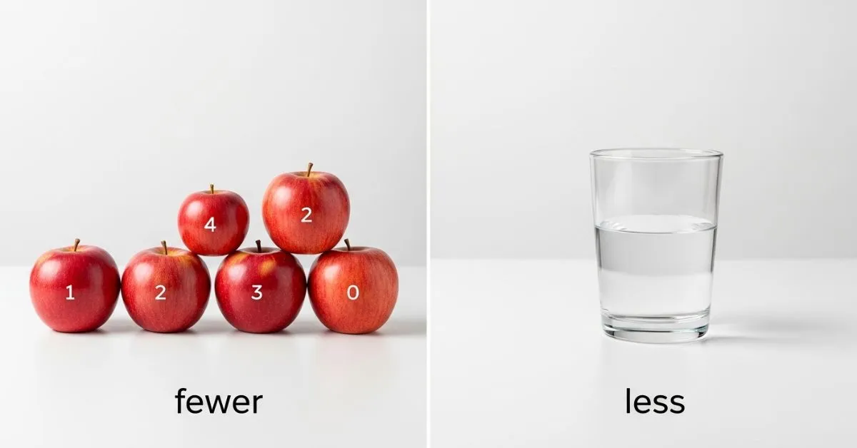 Fewer or Less