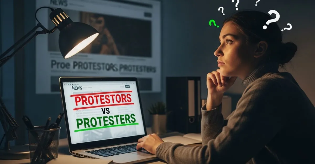 Protestors or Protesters