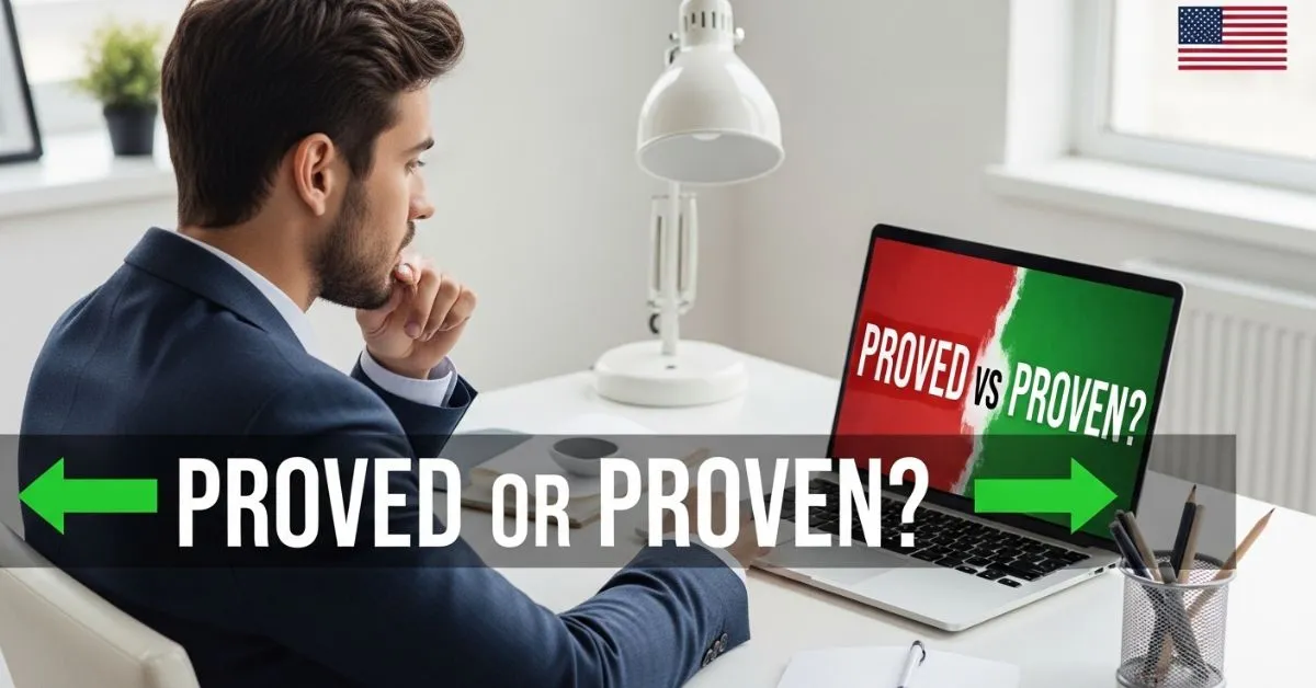 Proved or Proven