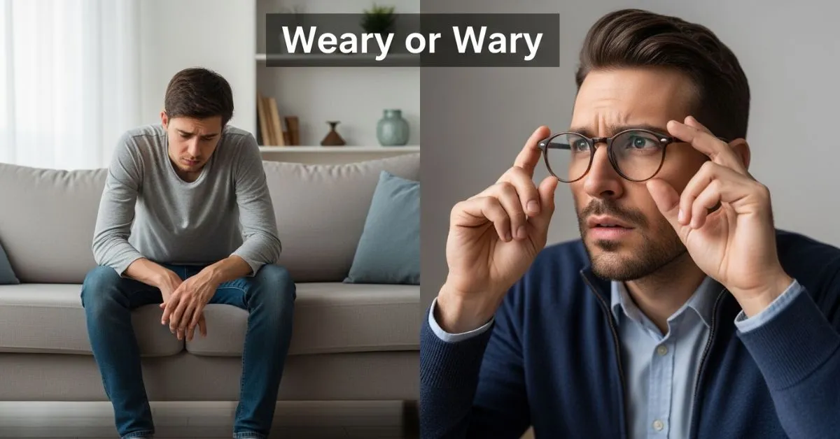 Weary or Wary